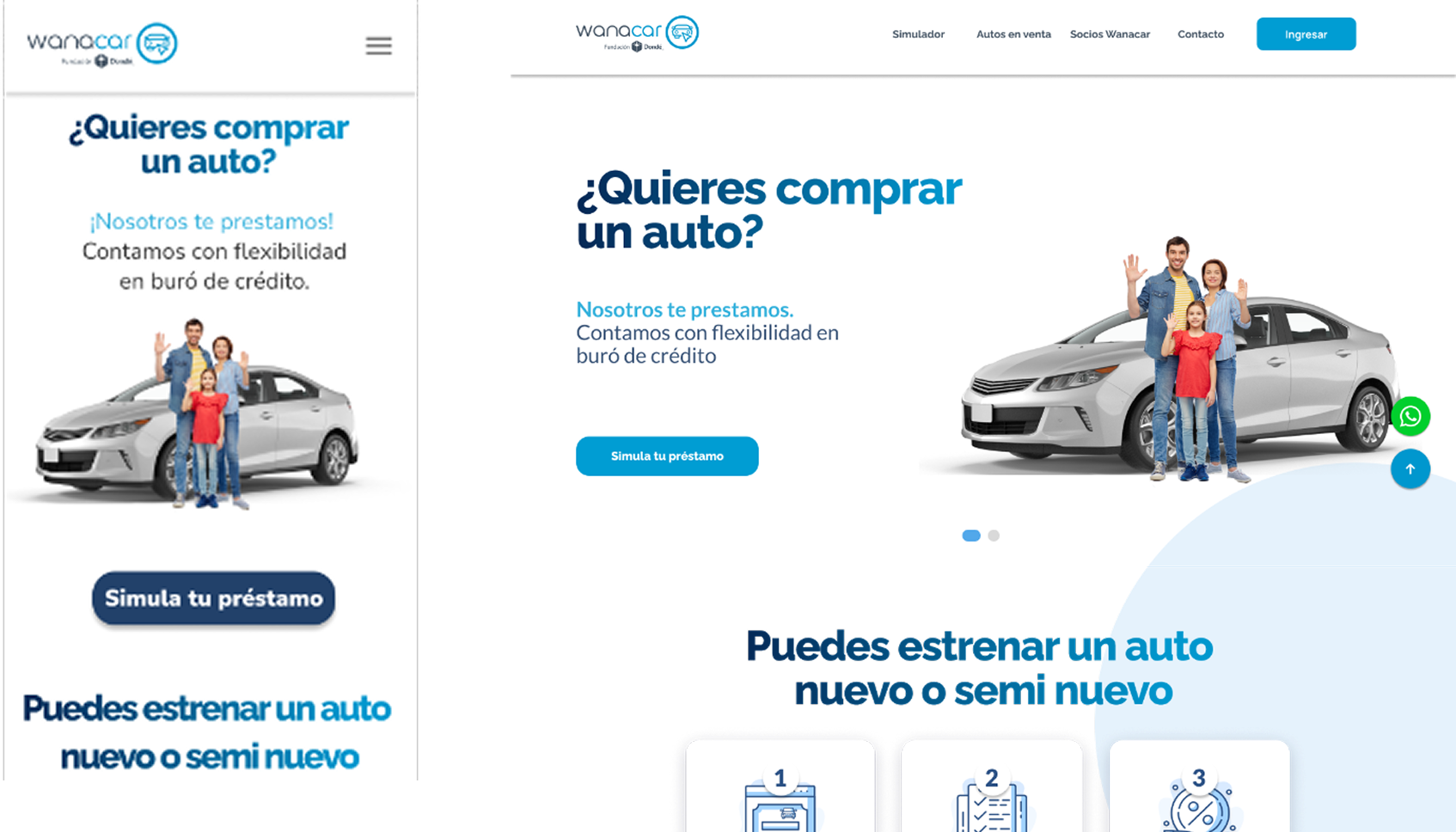 Wanacar — early sketches and mobile